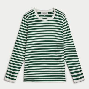 Susie Kondi The Leros Crew Neck Long Sleeve Tee in Striped Cotton Jersey
